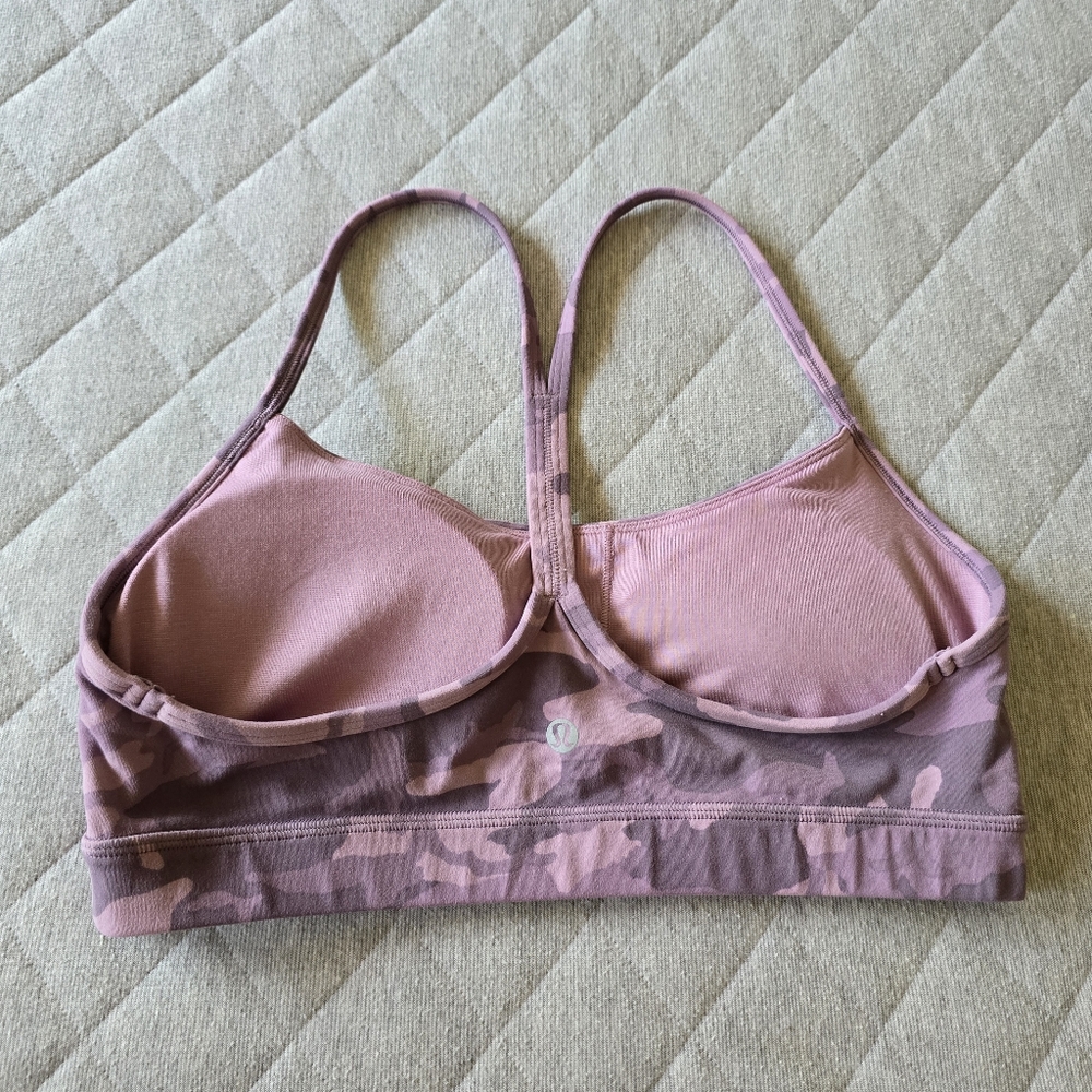Lululemon Flow Y Bra Nulu Size 10 - Picture 5 of 7